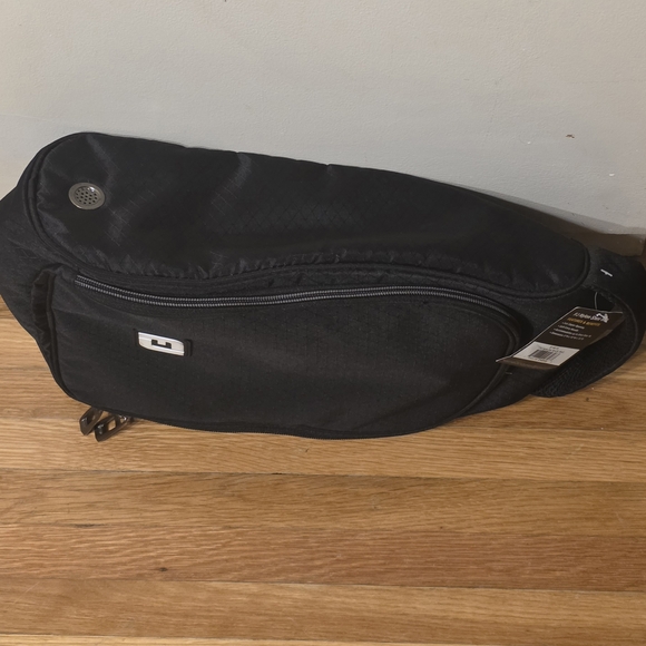 FJ Footjoy New Nylon Black Golf Shoes Vented Padded Bag - Picture 6 of 8